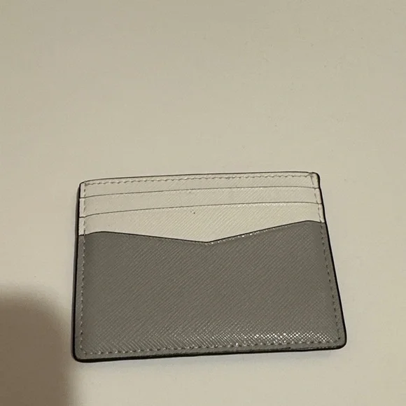 Kate Spade Gray and Cream Card Holder - Picture 4 of 4